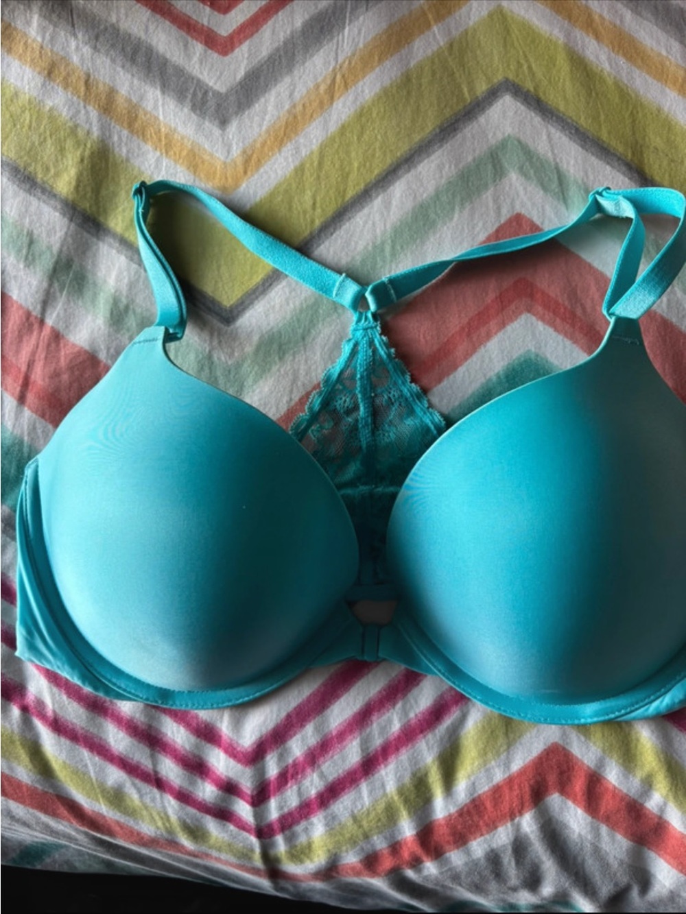 Victoria's Secret Turquoise Padded Racerback Bra